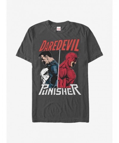 Marvel The Punisher vs. Daredevil T-Shirt $9.37 T-Shirts