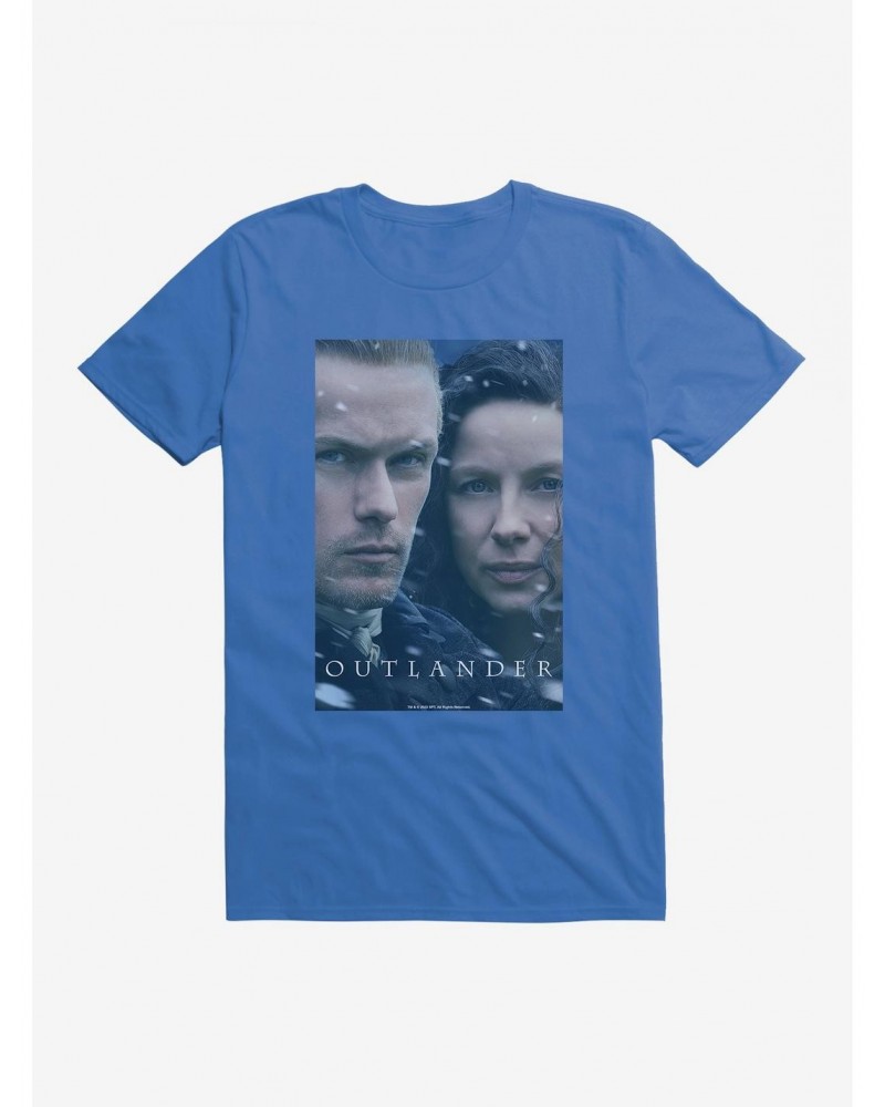 Outlander Claire And Jamie Faces T-Shirt $5.69 T-Shirts