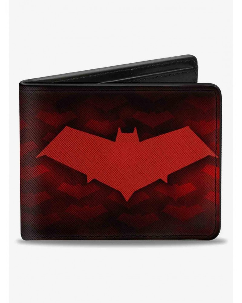 DC Comics Hood Logo Monogram Fade Bifold Wallet $7.52 Wallets