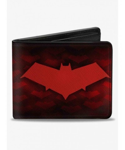 DC Comics Hood Logo Monogram Fade Bifold Wallet $7.52 Wallets