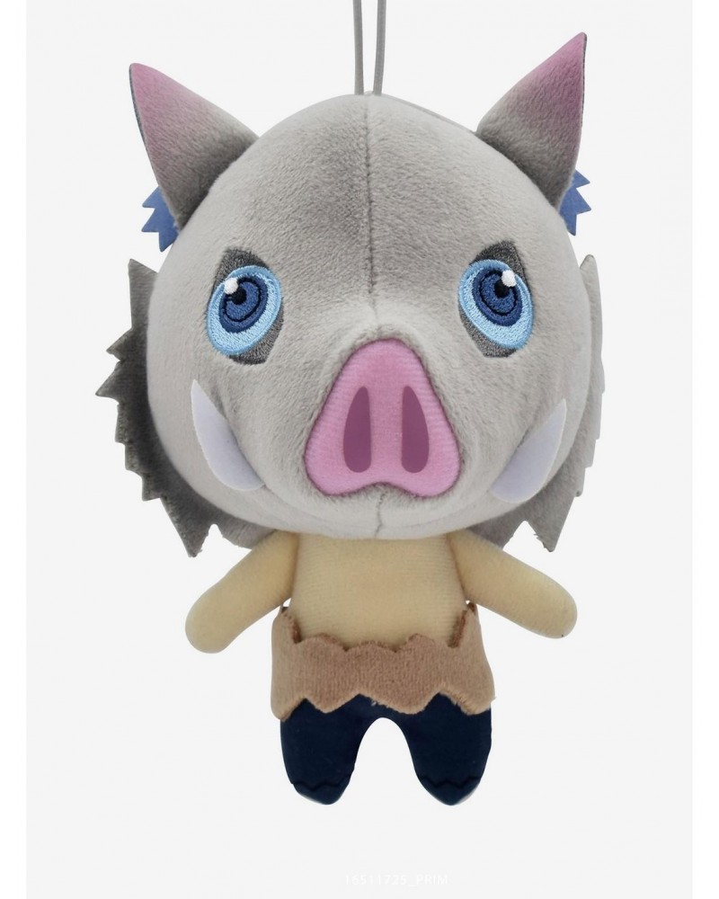 Demon Slayer: Kimetsu No Yaiba Chibi Inosuke Hashibira Boar Head Plush $13.75 Plush