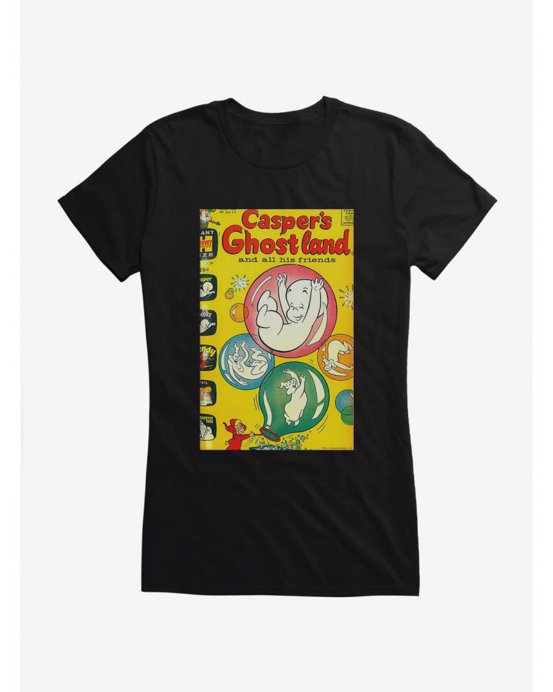 Casper The Friendly Ghost Ghostland And Friends Bubbles Girls T-Shirt $11.95 T-Shirts