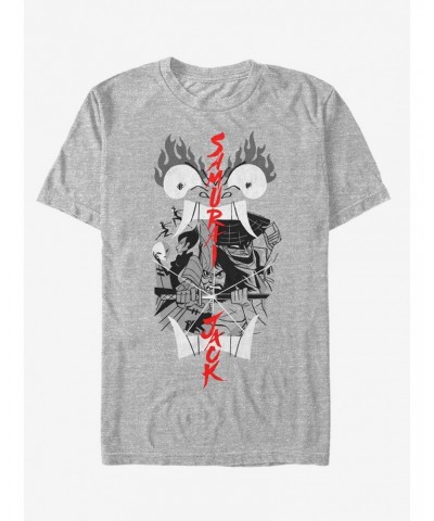 Samurai Jack Katana Reflection T-Shirt $6.31 T-Shirts