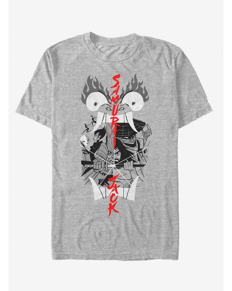 Samurai Jack Katana Reflection T-Shirt $6.31 T-Shirts