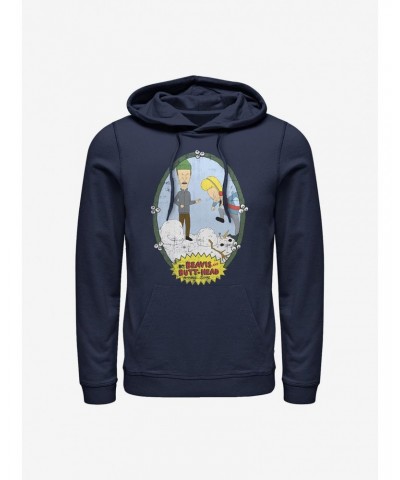 Beavis And Butt-Head Christmas Rock Hoodie $17.24 Hoodies