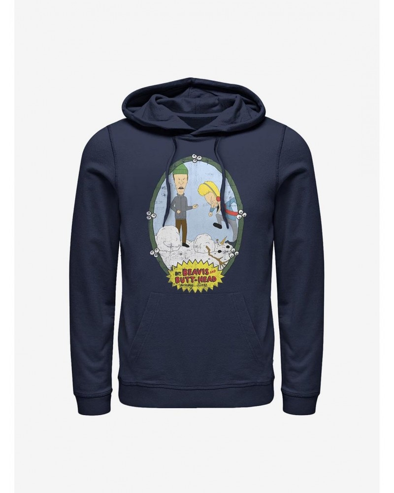 Beavis And Butt-Head Christmas Rock Hoodie $17.24 Hoodies