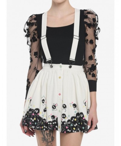 Her Universe Studio Ghibli Spirited Away Soot Sprites Star Candy Suspender Skirt $15.09 Skirts