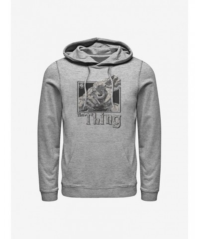 Marvel Fantastic Four Thing Pose Hoodie $17.96 Hoodies