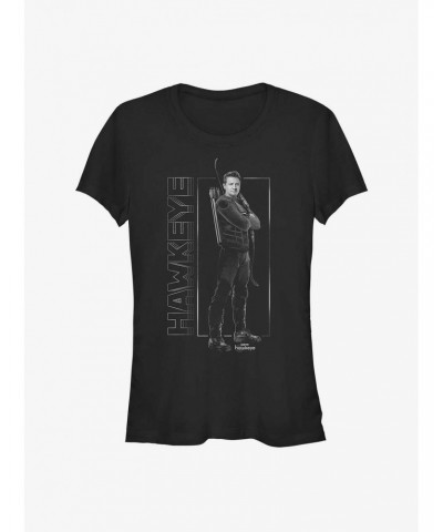 Marvel Hawkeye Hero Clint Girls T-Shirt $9.36 T-Shirts