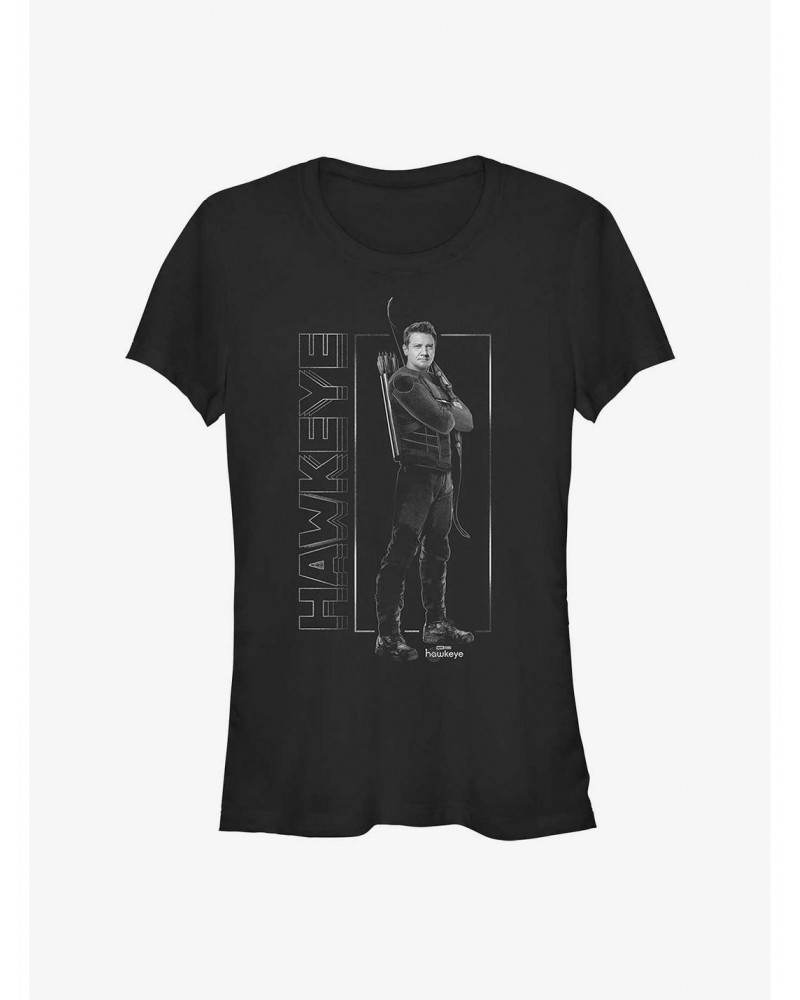 Marvel Hawkeye Hero Clint Girls T-Shirt $9.36 T-Shirts