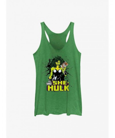 Marvel She Hulk The Savage Raw Edge Girls Tank $9.53 Tanks