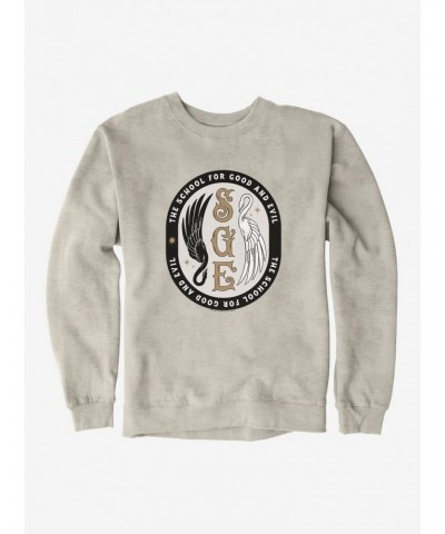 The School For Good And Evil Swan Emblem Sweatshirt $13.58 Sweatshirts