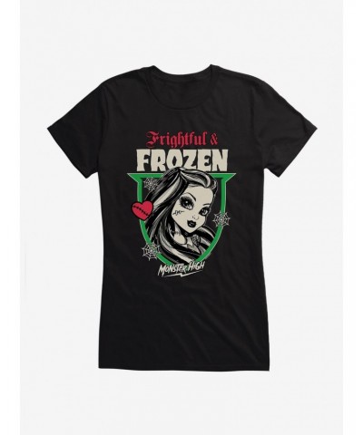 Monster High Frankie Stein Frightful And Frozen Girls T-Shirt $6.77 T-Shirts