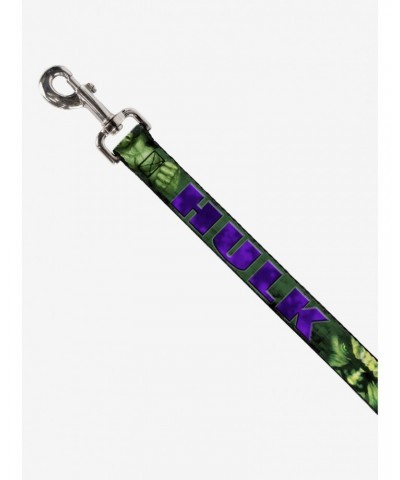 Marvel Hulk Face Close Up Action Pose Dog Leash $7.56 Leashes