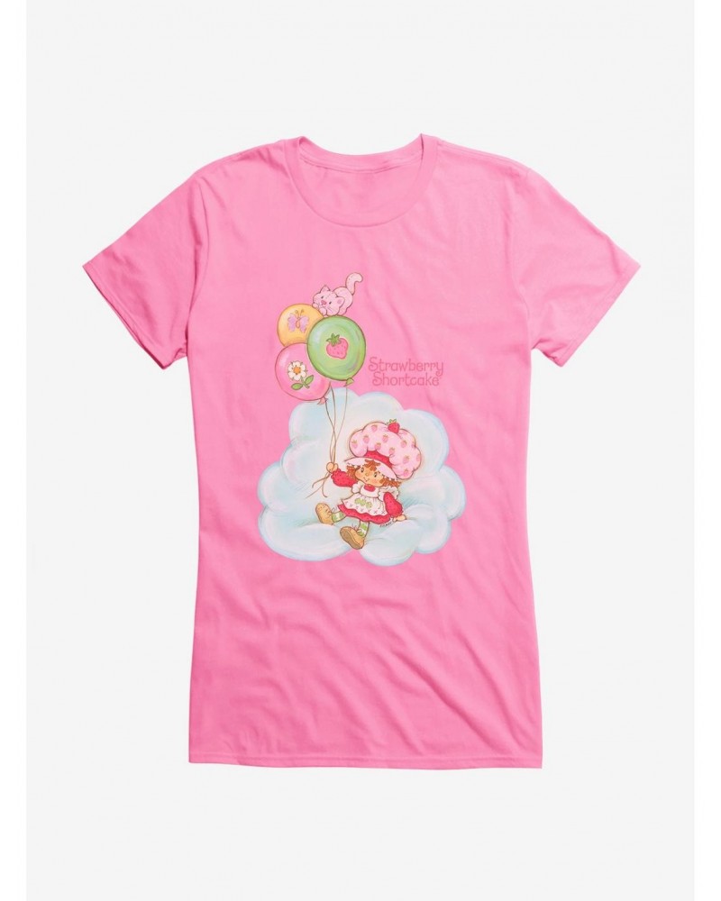 Strawberry Shortcake Balloons And Custard Girls T-Shirt $7.57 T-Shirts