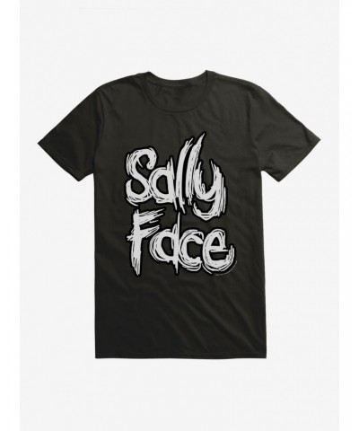 Sally Face Bold Title Script T-Shirt $8.80 T-Shirts