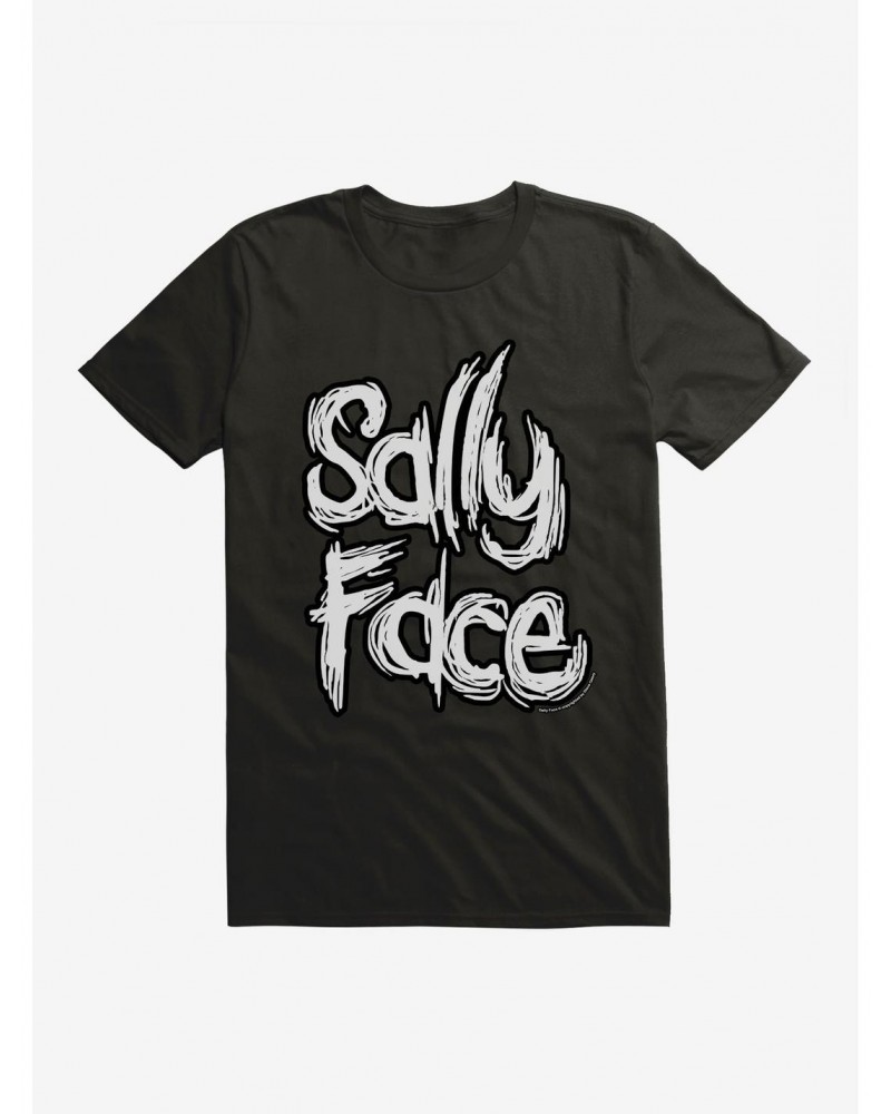 Sally Face Bold Title Script T-Shirt $8.80 T-Shirts