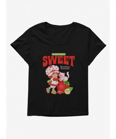 Strawberry Shortcake Vintage My Best Friend Is Sweet Girls T-Shirt Plus Size $9.09 T-Shirts