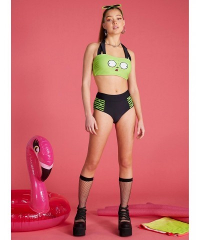 Invader Zim GIR Stripe Swim Bottoms $9.02 Bottoms