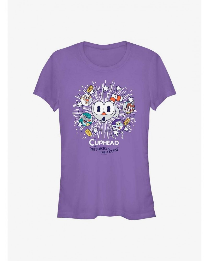 Cuphead: The Delicious Last Course Cup Explosion Girls T-Shirt $12.20 T-Shirts