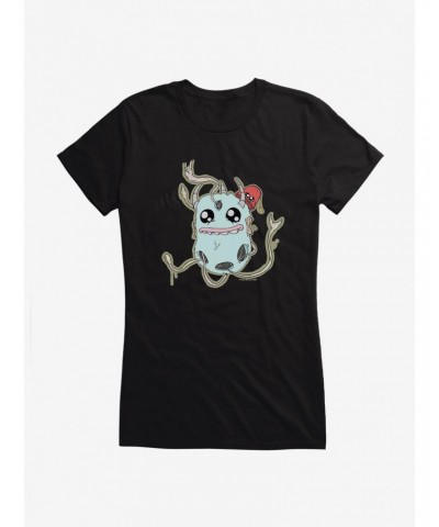 Depressed Monsters Fezzed Girls T-Shirt By Ryan Brunty $8.47 T-Shirts